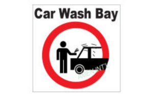 Car Wash Bay Signs
