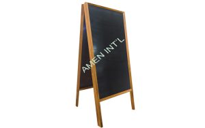 ‘A’ Stand Chalkboard with Wooden Frame