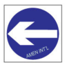 Left Only Directional Sign Singapore | Amen International Pte Ltd