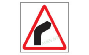 Bend Ahead Sign