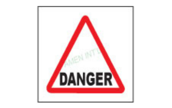 Danger Ahead Sign Singapore | Amen International Pte Ltd