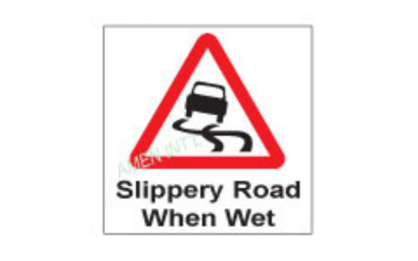 Slippery when Wet Sign Singapore | Amen International Pte Ltd