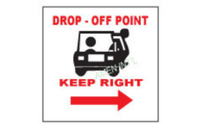 Drop Off Point Sign
