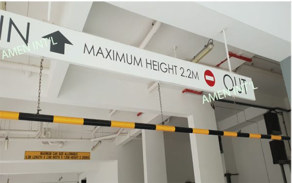 Height Limit Entrance Signs Singapore | Amen International Pte Ltd