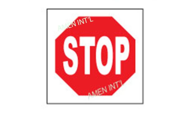 Stop Sign Singapore | Amen International Pte Ltd