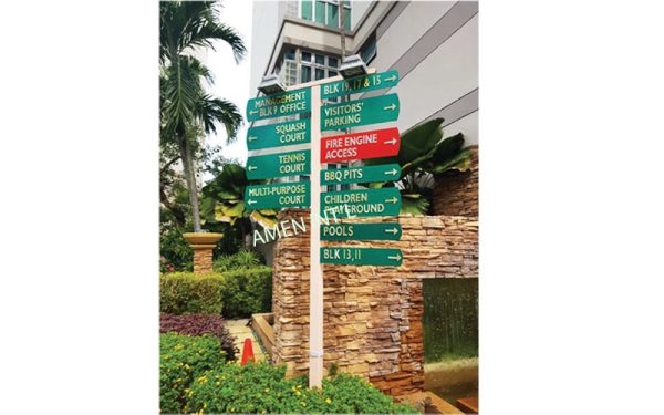 Directional Signs Singapore | Amen International Pte Ltd