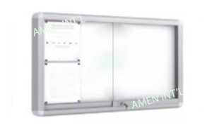 Whiteboard With Sliding Doors